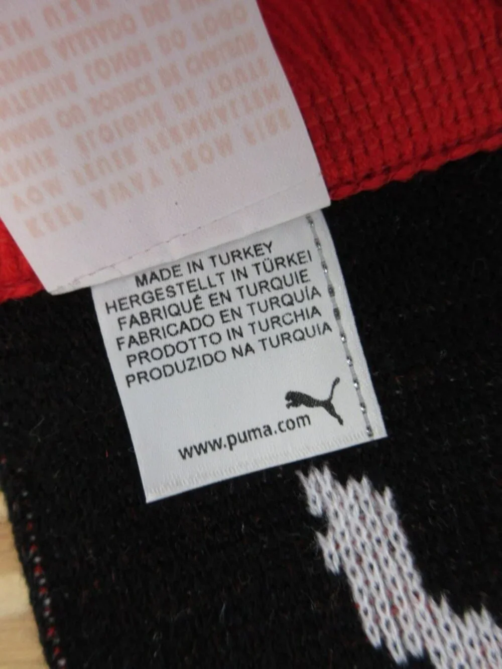 Stade Rennais FC Scarf Red Puma Football Soccer Club Fan Fringe NEW